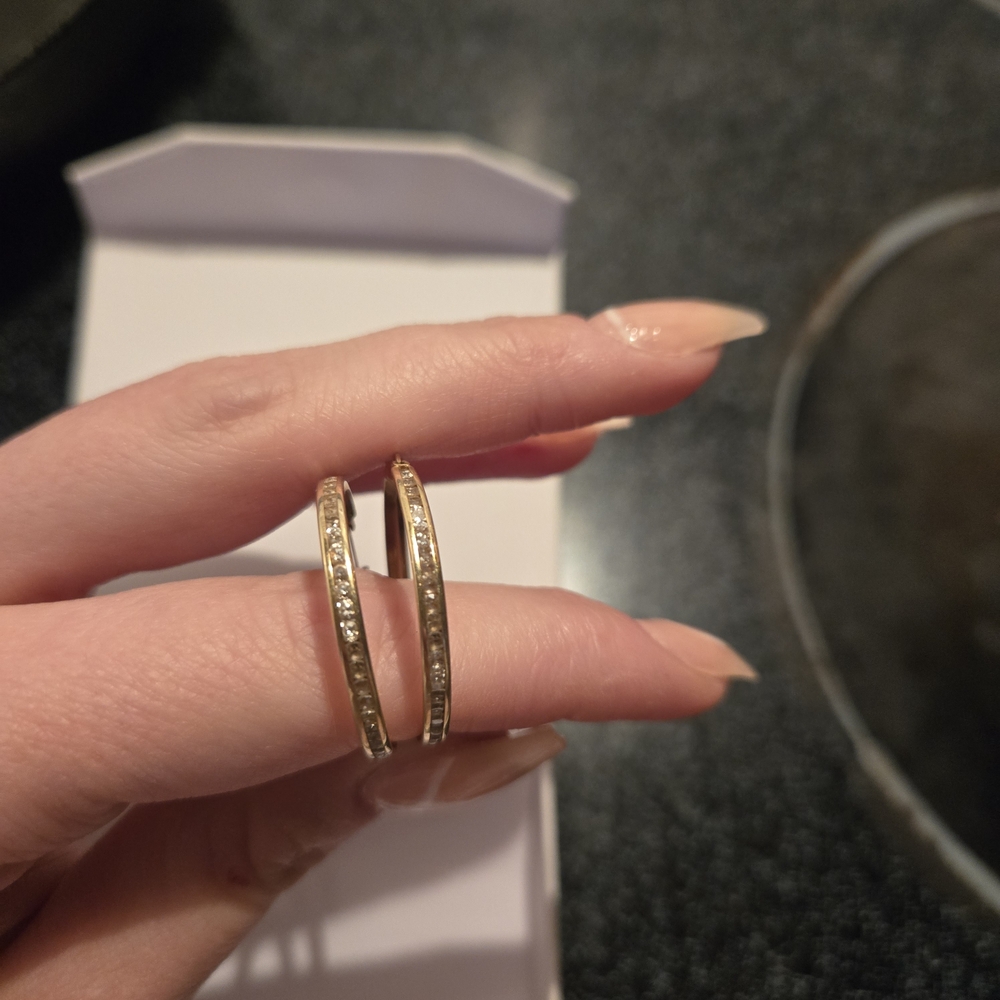 10k Gold Hoop Earrings